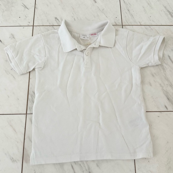 Zara Kids Basic White Polo - Picture 2 of 7